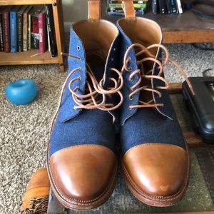 Taft Jack boots in Navy Blue Size 10